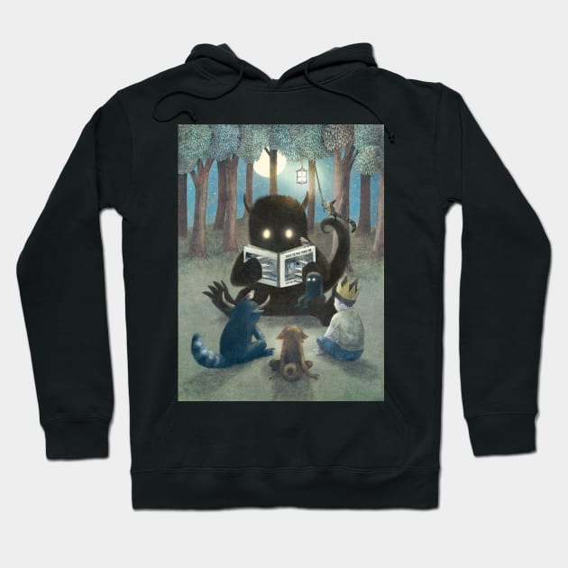 Reading Circle Hoodie by Terry Fan